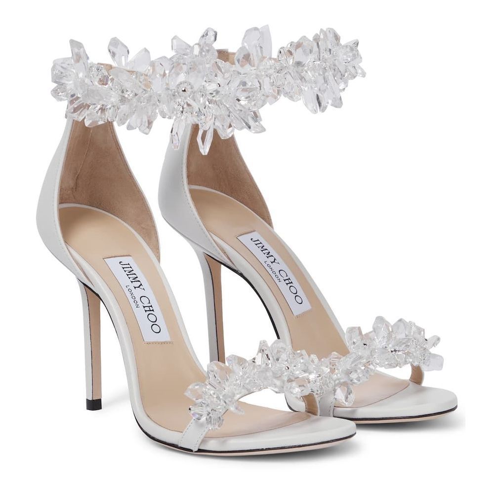 Jimmy Choo Maisel 100 ￼￼￼embellished sandals